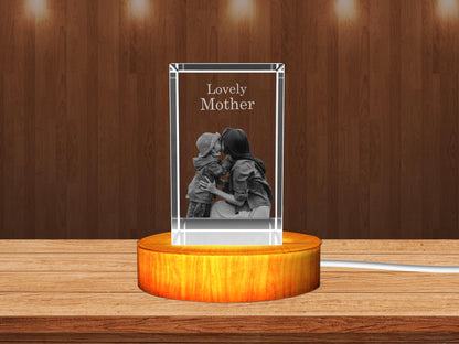 Personalized 3D Crystal: The Perfect Mother-Daughter Gift