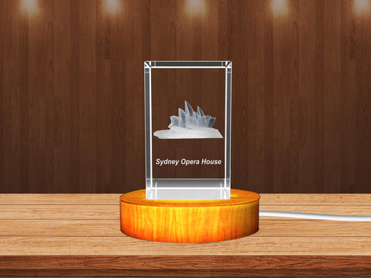 Sydney Opera House 3D Crystal Figurines with – Architectural Keepsakes - 3DGiftly