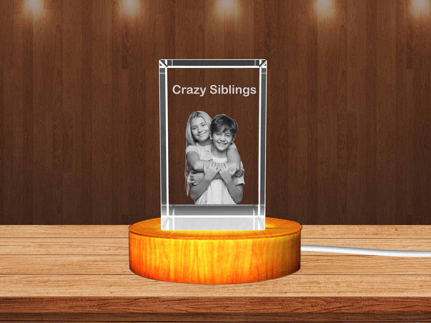 Personalized 3D Crystal Gifts: Unique for Crazy Siblings