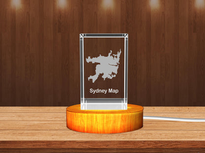 Sydeny  3D Crystal Keepsake – Custom 3D Crystal Memorial & Souvenir - 3DGiftly