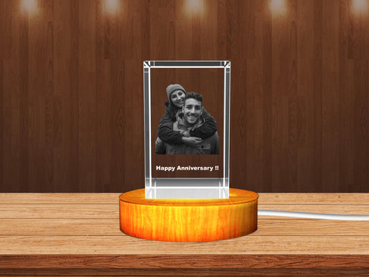 Personalized 3D Crystal Gift – The Perfect Anniversary Keepsake for Your Loved One