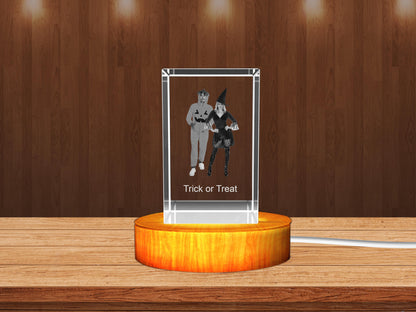 Personalized 3D Crystal - Celebrate Halloween with a Unique Gift!