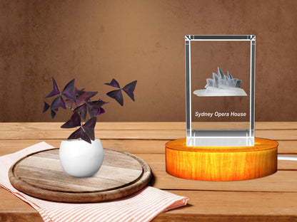 Sydney Opera House 3D Crystal Figurines with – Architectural Keepsakes - 3DGiftly