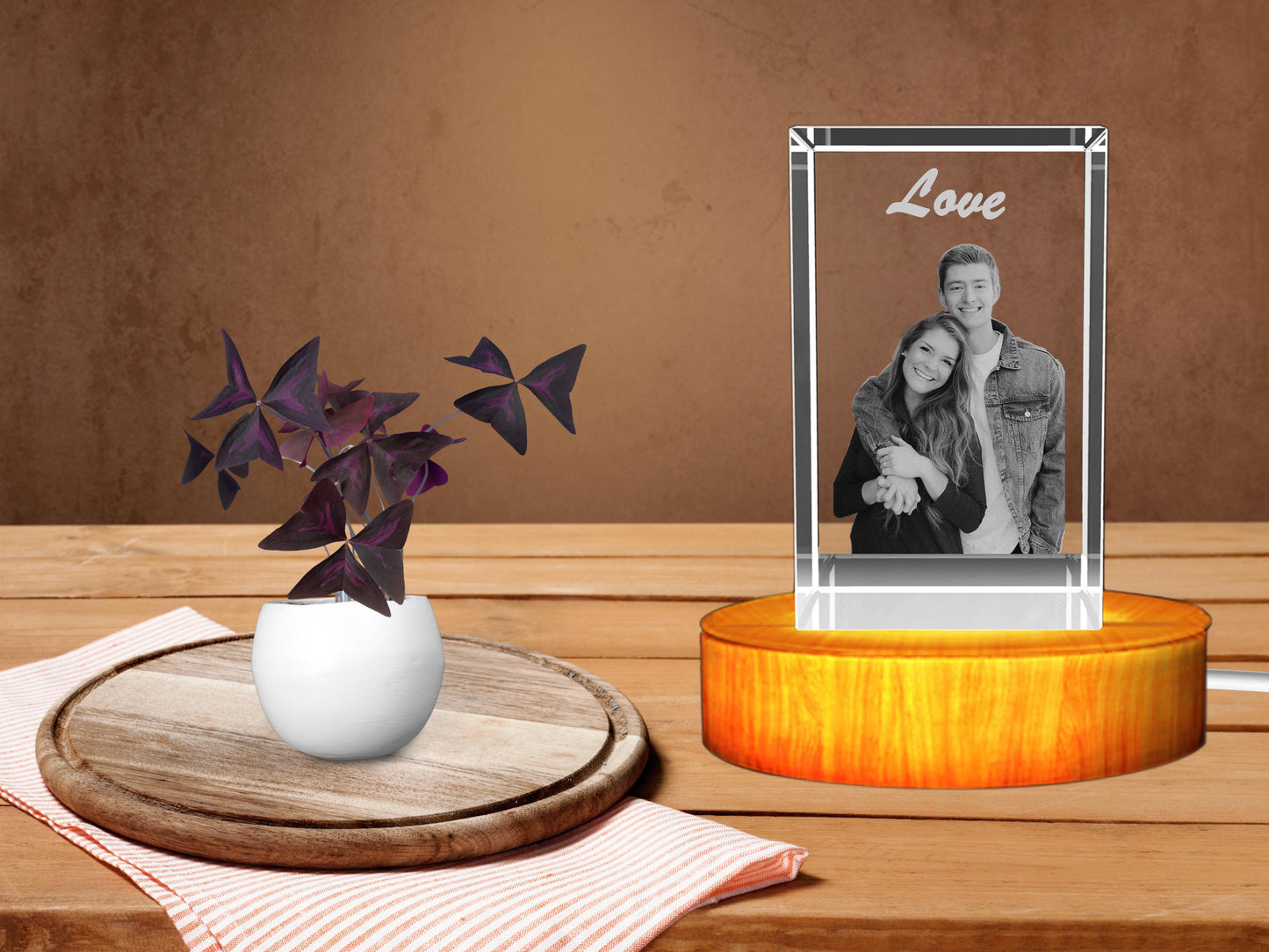 Personalized Perfect 3D Crystal Gift for Your Loved One