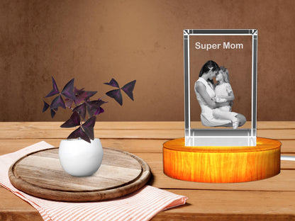 Personalized 3D Crystals: The Perfect Mother-Daughter Gift