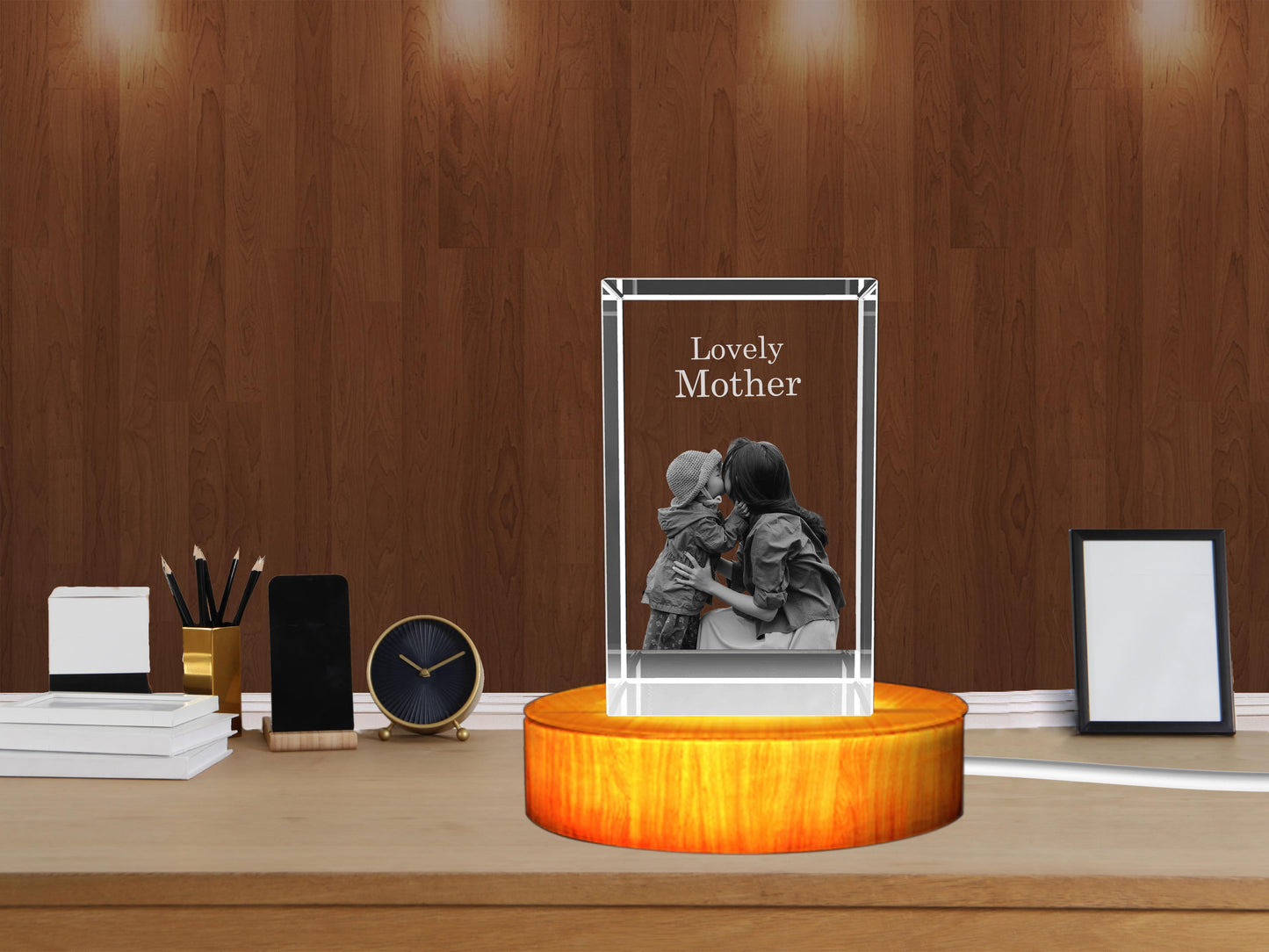 Personalized 3D Crystal: The Perfect Mother-Daughter Gift