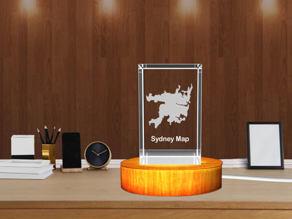 Sydeny  3D Crystal Keepsake – Custom 3D Crystal Memorial & Souvenir - 3DGiftly