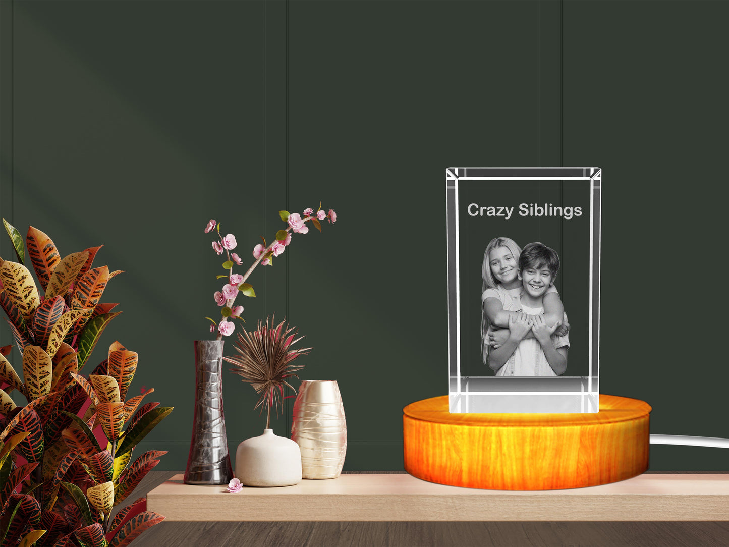 Personalized 3D Crystal Gifts: Unique for Crazy Siblings