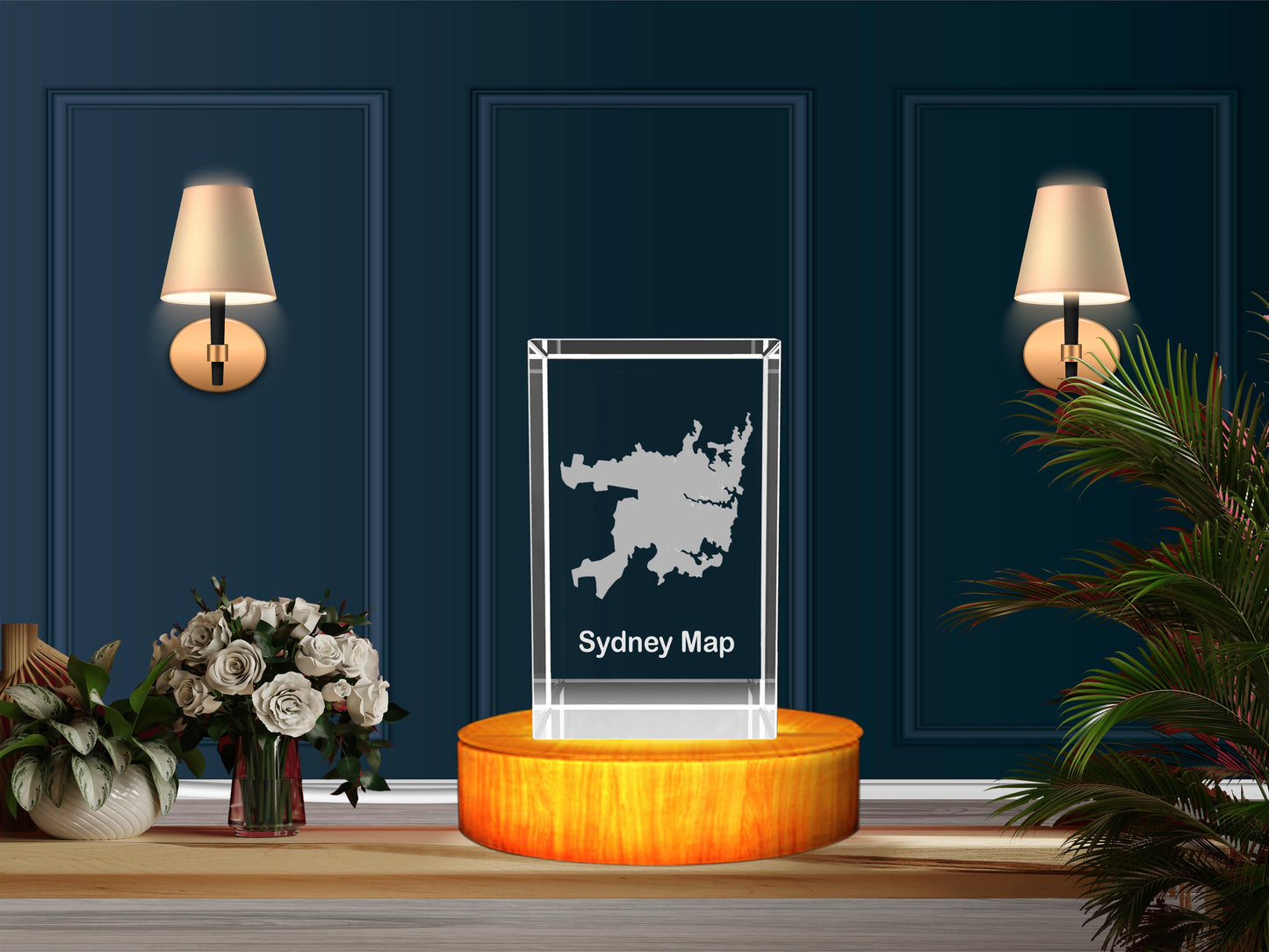 Sydeny  3D Crystal Keepsake – Custom 3D Crystal Memorial & Souvenir - 3DGiftly