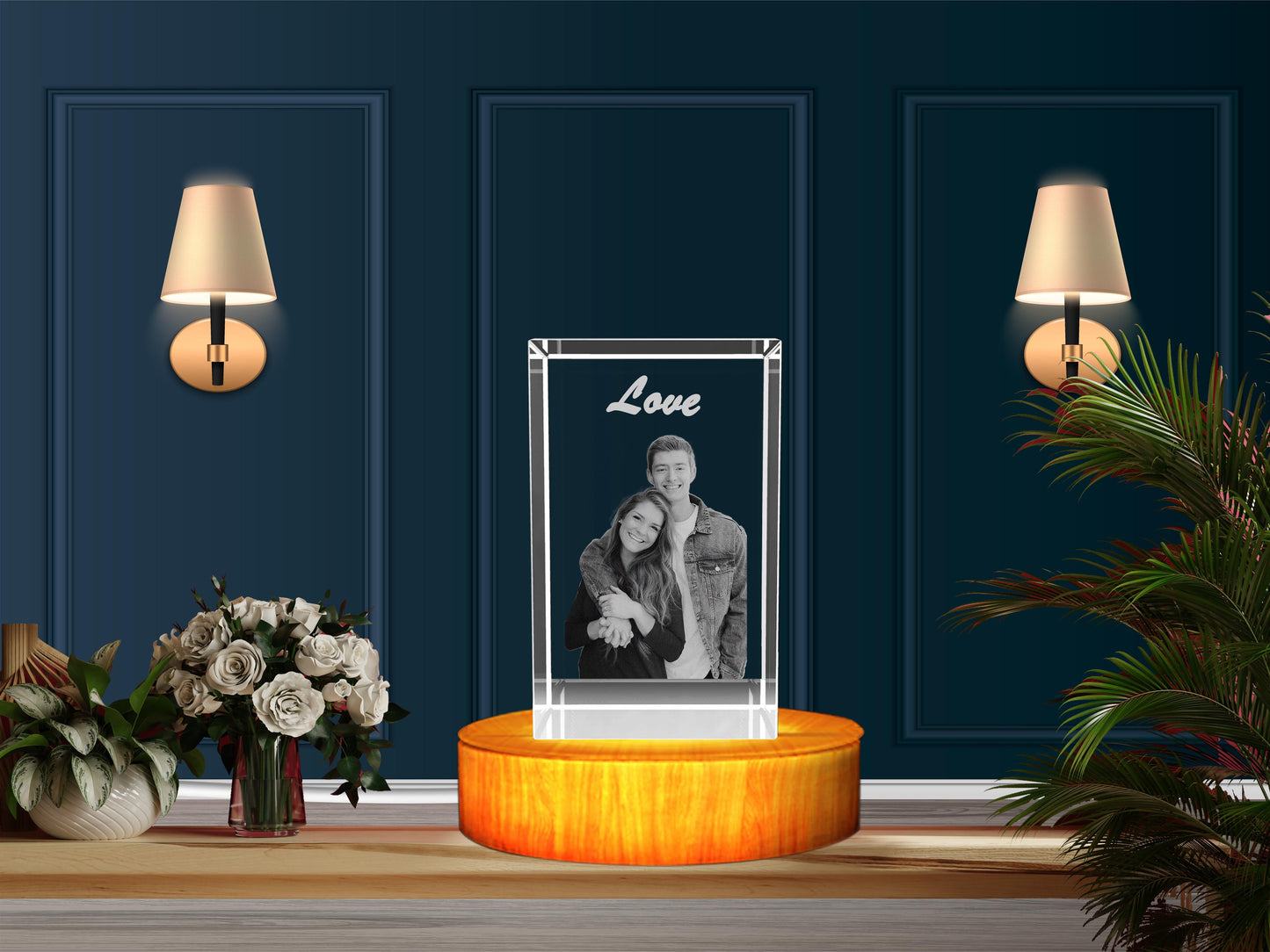 Personalized Perfect 3D Crystal Gift for Your Loved One