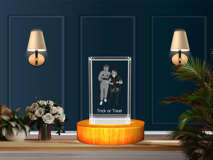 Personalized 3D Crystal - Celebrate Halloween with a Unique Gift!