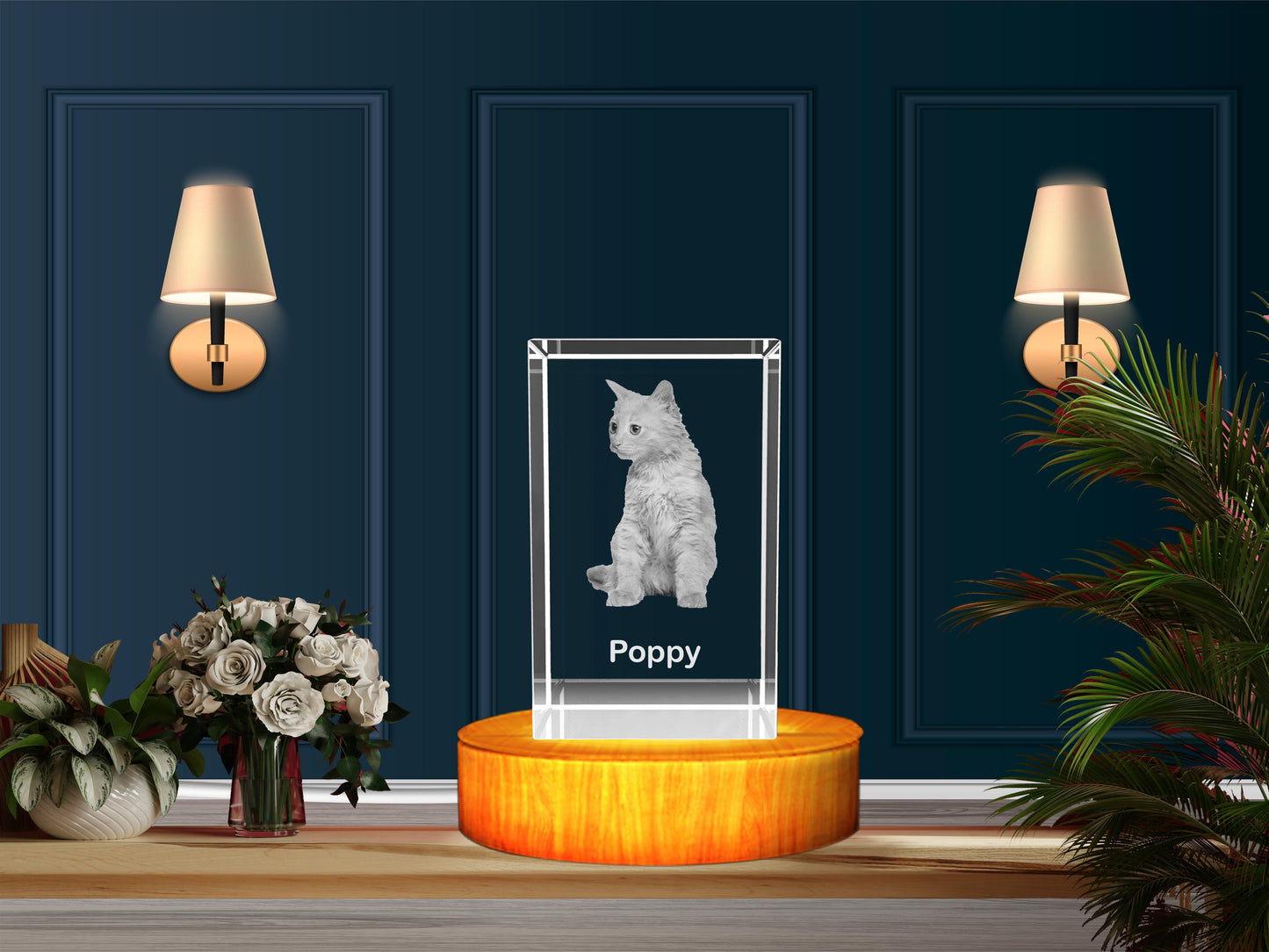 Personalized 3D Crystal Gifts  for Pet Lovers