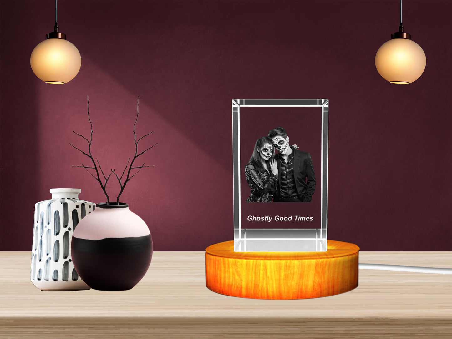 Personalized 3D Crystal - Celebrate Halloween with a Unique Gift!