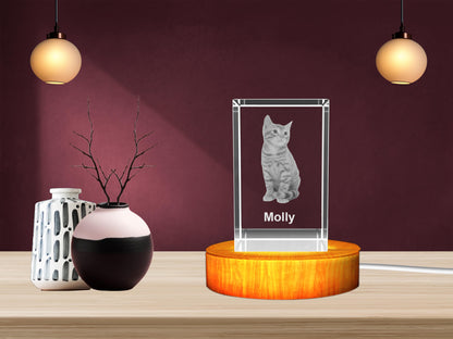 Capture Your Pet's Spirit with Personalized 3D Crystal Gifts