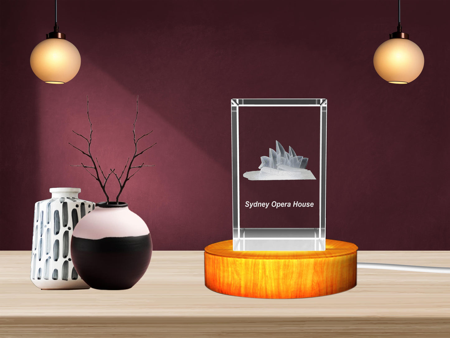 Sydney Opera House 3D Crystal Figurines with – Architectural Keepsakes - 3DGiftly