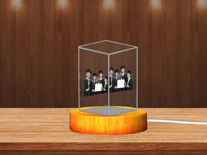 Personalized 3D Crystal Celebrate Graduations with Unique Gift