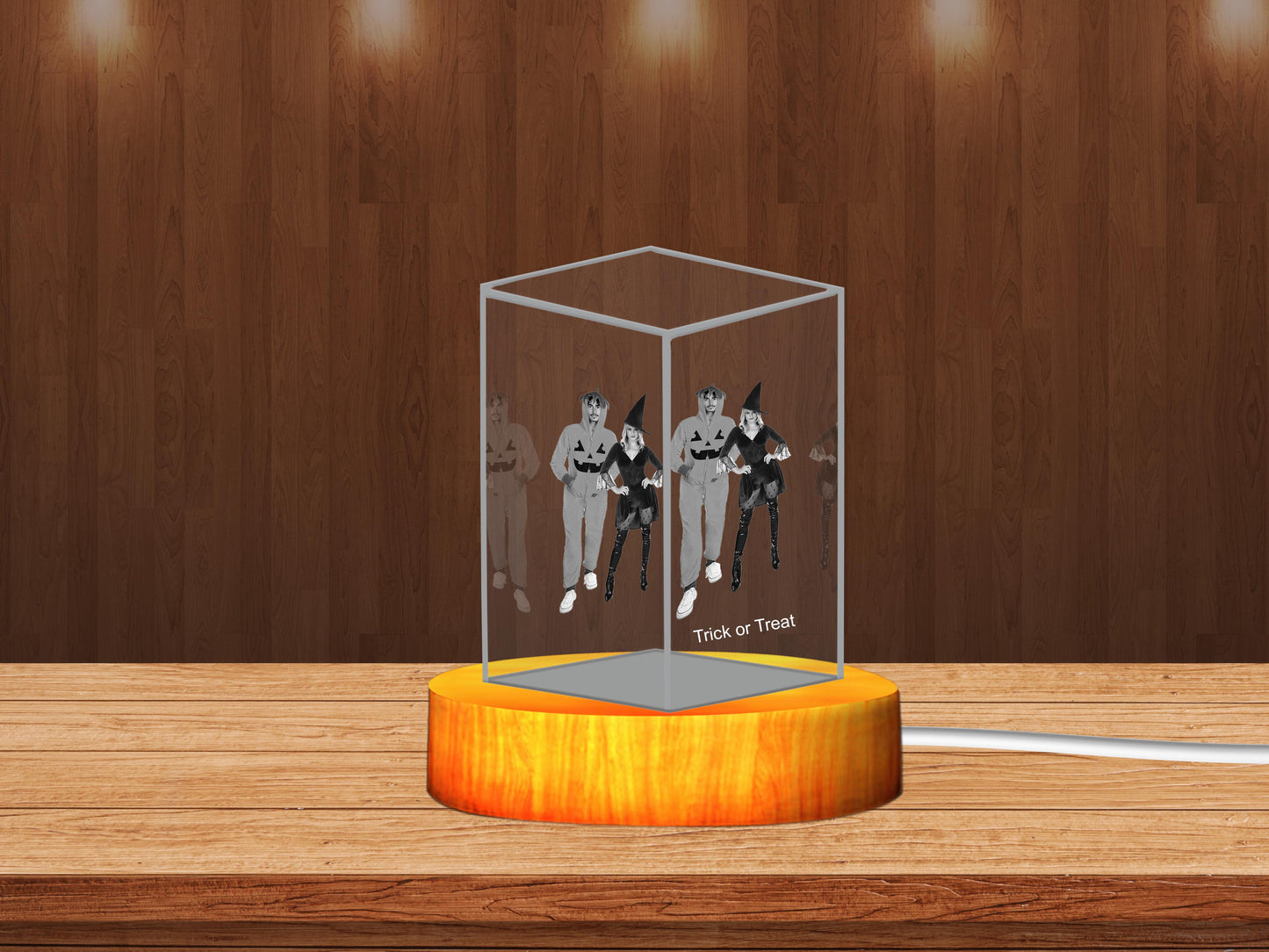 Personalized 3D Crystal - Celebrate Halloween with a Unique Gift!