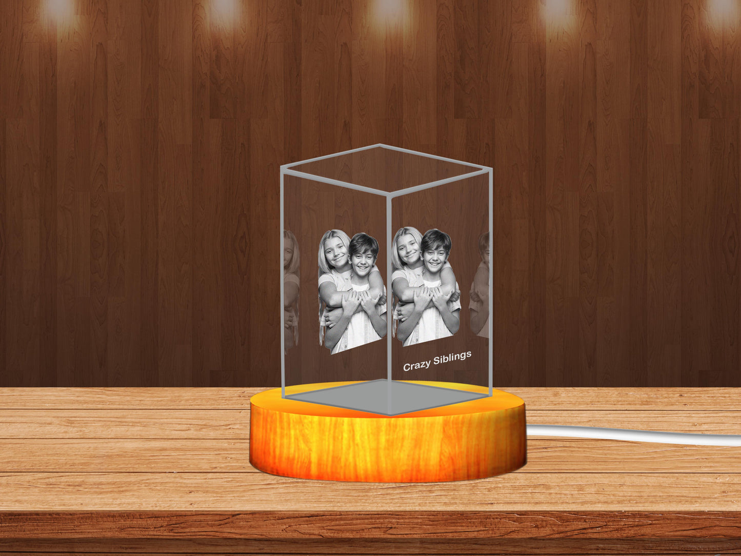 Personalized 3D Crystal Gifts: Unique for Crazy Siblings