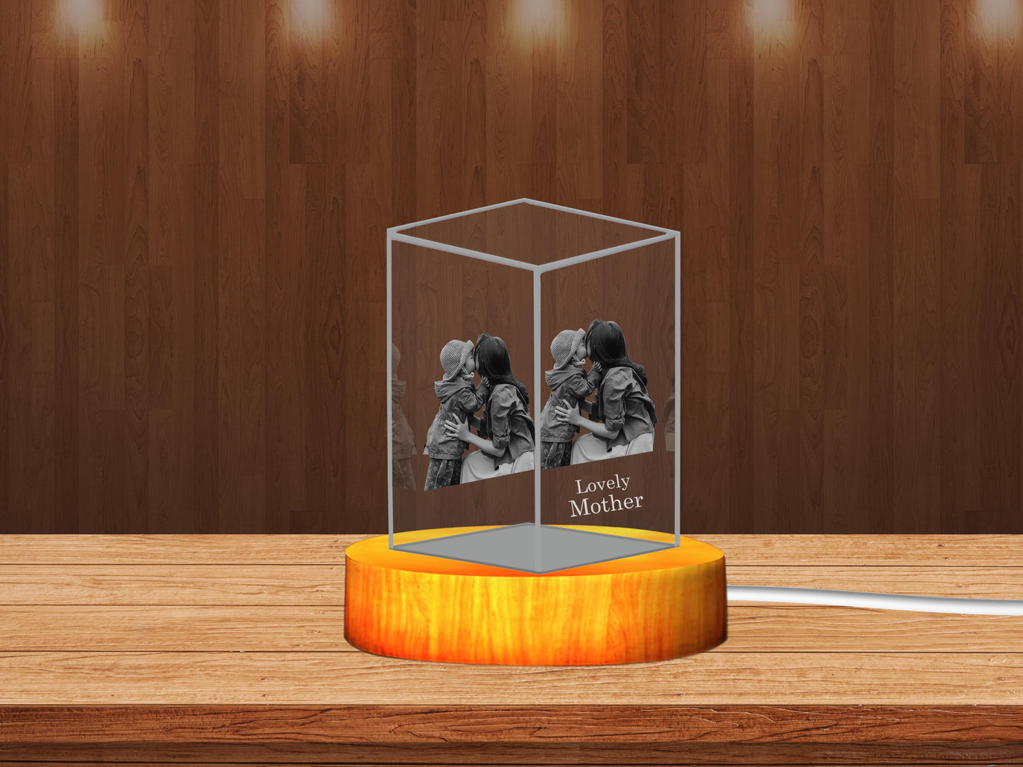 Personalized 3D Crystal: The Perfect Mother-Daughter Gift